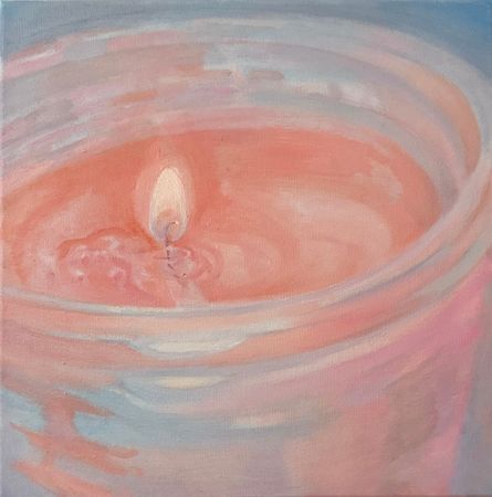 Ева Гец (Картина, живопись - 
                  30 x 30 см) CANDLE GLOW