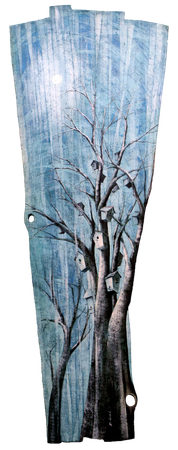 Нодар Хохобашвили (Картина, живопись - 
                  60 x 163 см) Птичий город