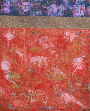 Мария Алдашкова (Картина, живопись - 
                  40 x 50 см) МИР ЦВЕТОЧНЫХ СНОВ