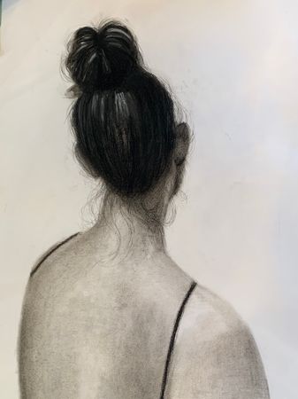 Милана Семенова (Авторская графика - 
                  44 x 61 см) ballerina