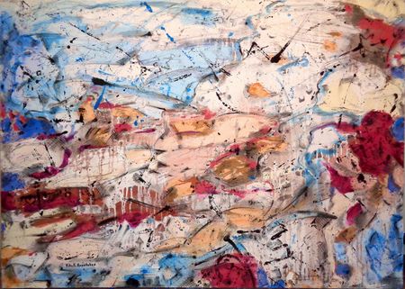 Виталий Копачев (Картина, живопись - 
                  140 x 100 см) Из серии "Взгляд"