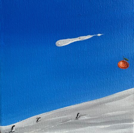 СВЕТ-ЛАНА (Картина, живопись - 
                  20 x 20 см) Подъем