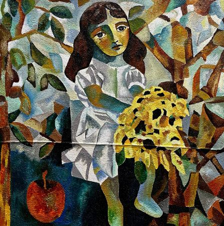 Татьяна Федоровская (Картина, живопись - 
                  100 x 100 см) ЕВА