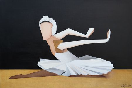 Александр Трифонов (Картина, живопись - 
                  120 x 80 см) Майя Плисецкая. Умирающий лебедь