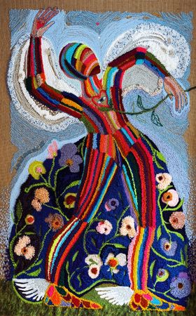 Екатерина Ларичкина (Вышивка - 
                  95 x 150 см) Платье Мечтателя