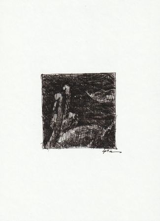 Виктория Зарецкая (embrassé par la muse) (Авторская графика - 
                  14.8 x 20.7 см) Swans 01