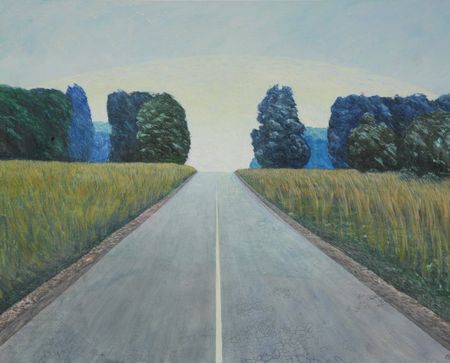 Николай Пак (Картина, живопись - 
                  100 x 80 см) Дорога