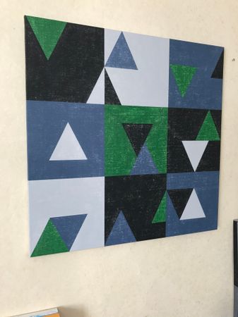 Юрий Ростиславский (Картина, живопись - 
                  90 x 90 см) День за днем