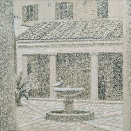 Анастасия Мотина (Авторская графика - 
                  35 x 25 см) Сан Клименте