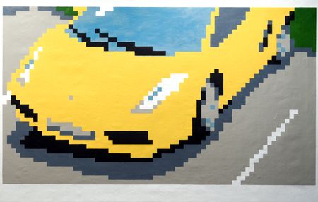 MAKE (Антон Польский) (Картина, живопись - 
                  150 x 95 см) Lamborghini