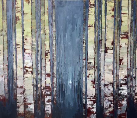Лиза Бородинова (Картина, живопись - 
                  130 x 110 см) Встреча с духом леса