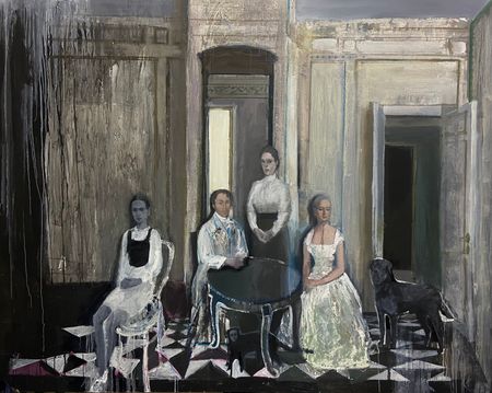 Анна Канфер (Картина, живопись - 
                  200 x 160 см) Белый зал