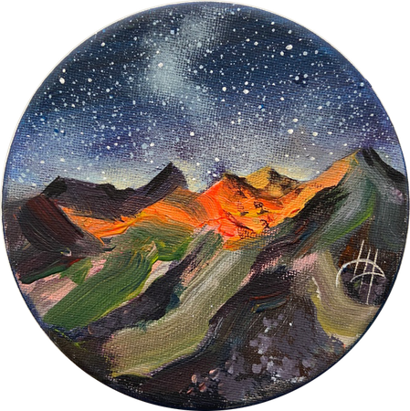 Динара Хёртнагль (Картина, живопись - 
                  15 x 15 см) Skylights