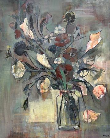 Наталия Красноок (Картина, живопись - 
                  80 x 100 см) Flowers