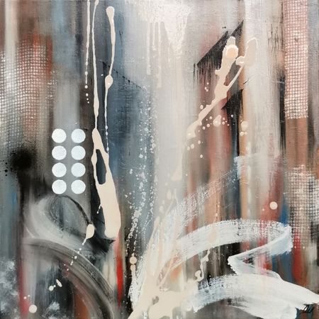 Денис Шевчук (Картина, живопись - 
                  40 x 40 см) Деструктуризация