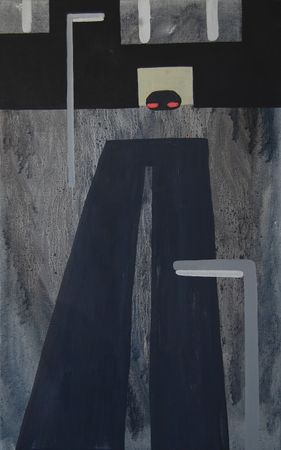 Анна Мельниченко (Картина, живопись - 
                  50 x 80 см) Гараж