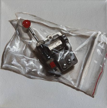 Татьяна Вафина (Картина, живопись - 
                  20 x 20 см) Сердце музыкальной шкатулки