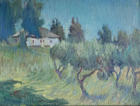 Анастасия Давыдова (Картина, живопись - 
                  40 x 30 см) Сад