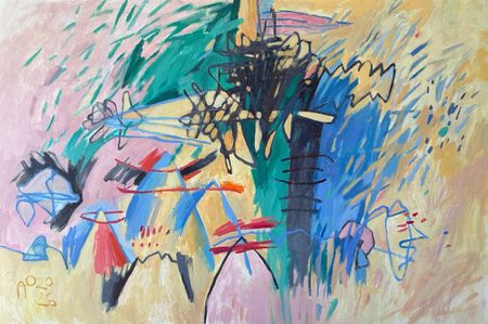 Олег Агафонов (Картина, живопись - 
                  120 x 80 см) Знаки. Знамения. Видения. Opt. 3