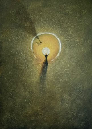 Александр Буданов (Картина, живопись - 
                  50 x 70 см) Её время только начинается