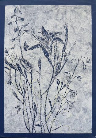 Алена Сокольникова (Авторская графика - 
                  29.5 x 42 см) Лилии