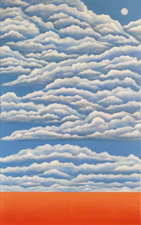 Юлия Мананникова (Картина, живопись - 
                  50 x 80 см) Huge Clouds