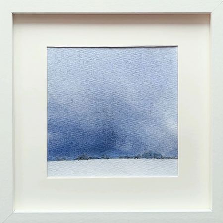 Александра Савина (Авторская графика - 
                  20 x 20 см) Зимняя буря