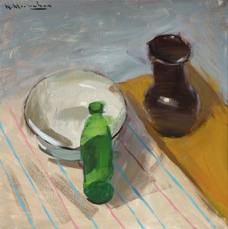 Никита Максимчук (Картина, живопись - 
                  40 x 40 см) В движении