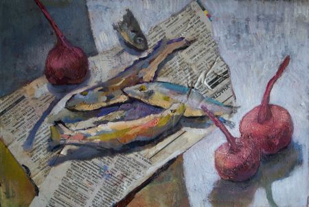 Лера Олейникова (Авторская графика - 
                  37 x 25 см) 3,5