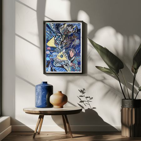 Ирина Шумская (Авторская графика - 
                  40 x 60 см) Букет