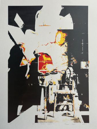 Дарья Мазур (Графика печатная - 
                  38 x 57 см) Призраки памяти