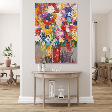Анна Ганина (Картина, живопись - 
                  70 x 100 см) Lovely bouquet