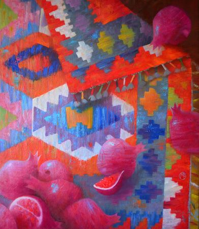 Мария Князева (Картина, живопись - 
                  70 x 80 см) Волшебный ковёр