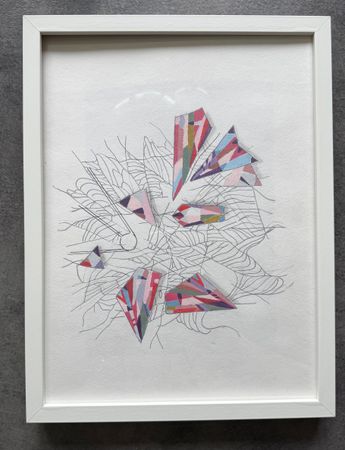 Марина Астахова (Авторская графика - 
                  30 x 40 см) Силовые поля