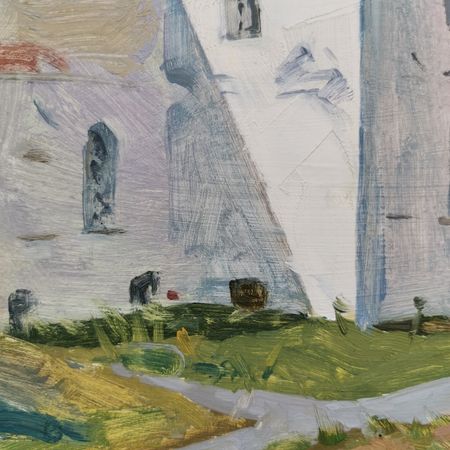 Регина Буглеева (Авторская графика - 
                  50 x 40 см) Солнечный день