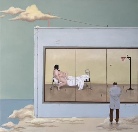 Нина Григель (Картина, живопись - 
                  100 x 95 см) Витание в облаках