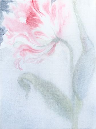 Ульяна Соловей (Картина, живопись - 
                  30 x 40 см) Лист / тюльпан