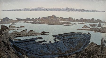 Екатерина Маланьина (Графика печатная - 
                  80 x 49 см) На покое