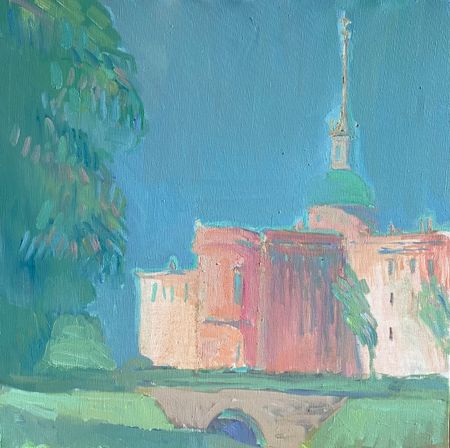 Анастасия Давыдова (Картина, живопись - 
                  50 x 50 см) Михайловский