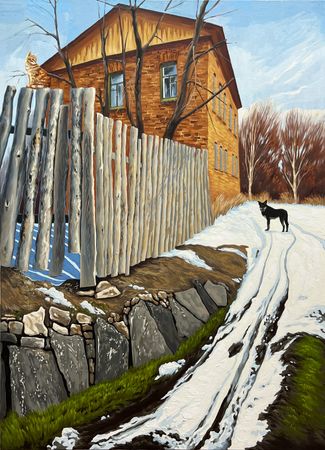 Дарья Палагина (Картина, живопись - 
                  80 x 110 см) Не по пути