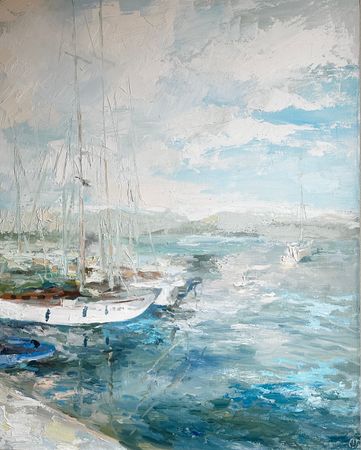 Оксана Горбунова (Картина, живопись - 
                  80 x 100 см) Марина. Фетхие