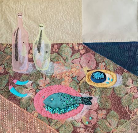 Оксана Муратова (Вышивка - 
                  57 x 54 см) Мягкая картина "Негатив"