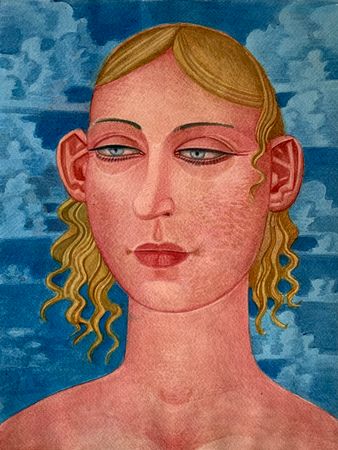 Иван Афонский (Авторская графика - 
                  24 x 31 см) Образ(2)