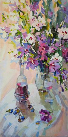 Анастасия Бойко (Картина, живопись - 
                  50 x 100 см) Сливовое вино