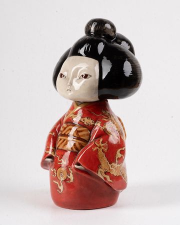 Анна Ножкина (Скульптура - 
                  13 x 26 см) Гейша "Хо Дзю"