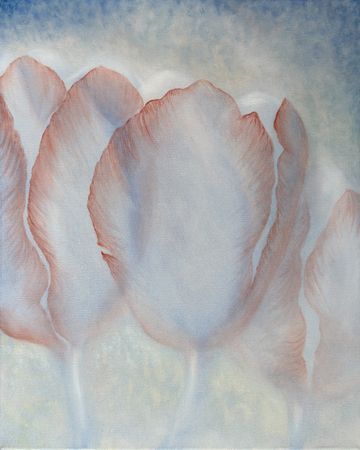 Елена Курочко (Картина, живопись - 
                  40 x 50 см) Тюльпаны