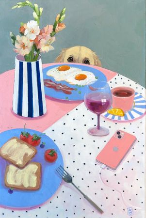 Александра Сергеева (Картина, живопись - 
                  40 x 60 см) Доброе утро, человек