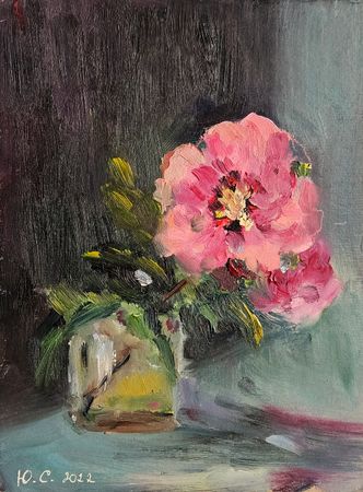 Светлана Юматова (Картина, живопись - 
                  15 x 20 см) Цвети!