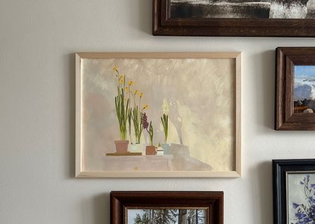 Valentine Solonski (Авторская графика - 
                  40 x 29.6 см) Натюрморт с луковичными