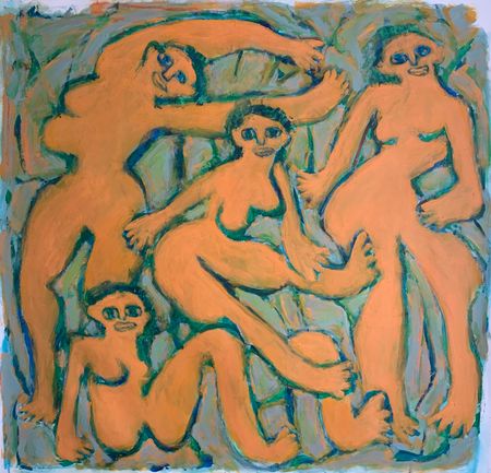 Елена Науширванова (Картина, живопись - 
                  110 x 105 см) Без названия